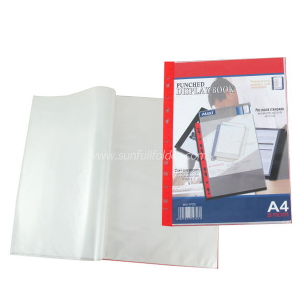 11 Holes Refill Button Display Book